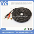 Kuyia 3.5mm Male to 2RCA CABLE Audio Cable 5M